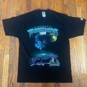 Vintage STARTER Timberwolves Graphic Tee